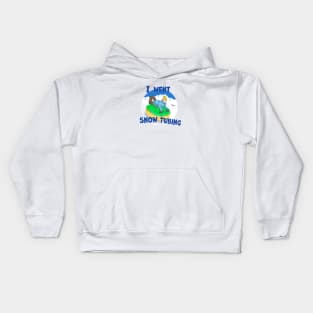 Kids Snow Tubing, I Went Snow Tubing Kids Hoodie